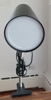 LED Black Flexible USB Clip-on Bed Table Desk Lamp Reading Light
