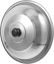 MAGICLULU Stainless Steel Pot Lid Elevated Frying Pan Cover Dome Lid for Woks and Skillets Cookware Accessory Easy Clean Kitchen Essential