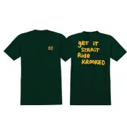 Krooked Skateboards Strait Eyes Men's Short Sleeve T-Shirt - Small