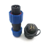 SD13 IP68 5A 380V 4pin Panel Mount Waterproof Connector,Aviation Cable Connector