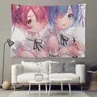 Anime Re:Zero Rem Japanese Tapestry Home Decor Hanging Cloth Gift Cos75*100CM#G6