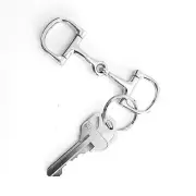 D Snaffle Bit Key Chain Western Novelty Gift Moveable