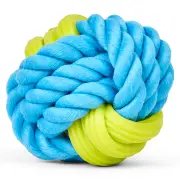 Ruff Play Tpr Rope Ball Dog Toy