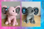 Personalised Elephant Plush Baby Gift