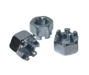 1"-14 Fine Castle Nuts Zinc QTY 10