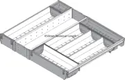 Blum Orga-Line Cutlery Set for 600mm Wide Cabinet
