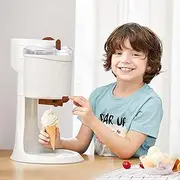 Ice Cream Maker Machine Soft Serve & Sorbet - Healthy Dessert Maker with One-Touch Operation, Dairy-Free Vegan Frozen Yogurt Maker for Home/Kids/Parties, BPA-Free Compact 1.2L (Easy Clean)
