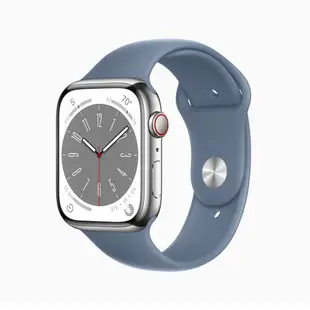 Apple Watch S8 41mm LTE 不銹鋼材質 二手手錶 保固6個月 K3數位