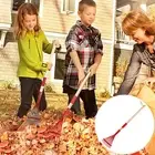 Leaves Rake Child Size Garden with Hardwood Handle Lightweight Vibrant Color