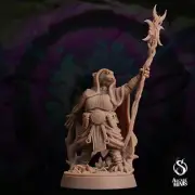 Capybara Druid Pose 2 Spell | Arcane Minis | D&D Miniature