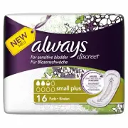 Always Discreet for Sensitive Bladder Small+ Pads 6 x 16 Pack