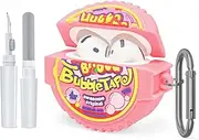 Cover for AirPods 4 with Cleaner Kit,Protective Case Cover for Apple AirPods 4 with Carabiner,Cute Silicone Cartoon Kawaii Funny AirPods 4 Case 2024,Case for AirPods 4th Generation Charging Case