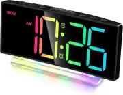 Cadmos Extra Loud Alarm Clock for Heavy Sleepers Black+dynamic