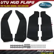 4x Mud Flaps Splash Guard for Polaris General 1000 4 1000 2016-2018 Front & Rear