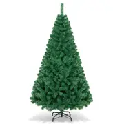 Costway 1.8M Lush PVC Christmas Tree Xmas Decoration Party Holiday Home Decor Gift Green