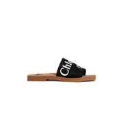 [CHLOÉ] Woody Flat Mules Black