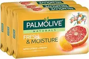 [Palmolive] Citrus Natural Fresh and Moisture Soap Bar, 80 g (Pack of 3)