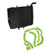 Radiator Cooler Cooling w/ Coolant Hoses Kit Fit For Honda CBR600RR 2007-2011