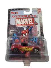 2002 Maisto Ultimate Marvel DieCast Collection Spider-Man Plymouth Pronto Spyder