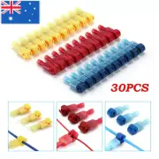300/240PCS T-Taps Quick Splice Electrical Wire Cable Crimp Terminals Connectors