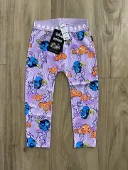 BONDS LEGGINGS - FINDING NEMO - PURPLE SIZE 2 BNWT
