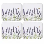 Ashdene Dining Kitchen Lavender Fields Cork Backed Coasters Set 4