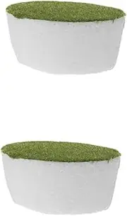 UTHCLO 2pcs Multi Function Floral Foam Blocks for Flower Arrangements Easy to Use Packing Foam Insert for DIY Floral Projects and Decor Lightweight Round Design for Home and Shop Use