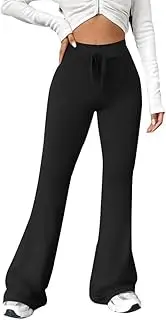[PINSV] Women's High Waisted Flare Leggings Wide Leg Sweatpants Bootcut Yoga Pants