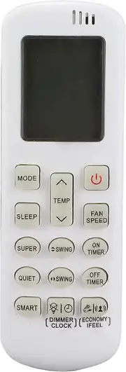 Air Conditioner Remote Control for Hisense, Universal A/C Control Remote Control for Hisense DG11R2-01 Air Conditioner, Replacement Air Conditioner Re