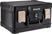 Fire Safe Waterproof Lock Box Box Chest Carry Handle Home Security Office Se...