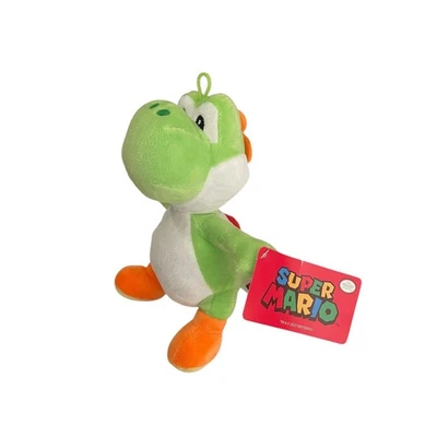 Super Mario Yoshi Plush Stuffed Toy Green 8" NWT Nintendo 2023 Good Stuff