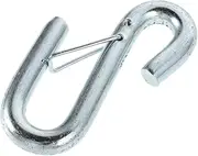 Parliky Heavy Duty Towing J Hooks for Car Rv Trailer Metal Slip Safety Chain Attachment with Swivel Design Easy Installation for Vehicle Modification and Towing Accessories