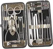 Healeved 19pcs Set Nail Scissors Set Clippers Kit Nail Clipper Maicure Tools Nail Tool Pedicure Tool Nail Cutter
