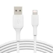 Belkin 2m USB-A to Lightning MFI-Certified Charging Data Cable for iPhone White