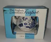 Vintage Salem China The English Collection Teapot Tea 2 Cup NEW IN BOX