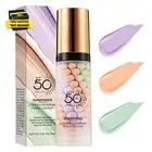 3 in 1 Face Primer for Makeup, One Step Color Correcting Primer, SPF 50, Hydrati