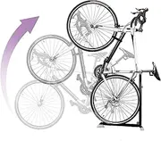 Bike Nook Bicycle Stand, Portable and Stationary Space-Saving Rack with Adjustable Height, for Indoor Bike Storage