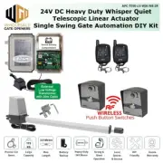 Single Swing Gate Automation, APC Gate Opener Kit Wireless Push Button Controls