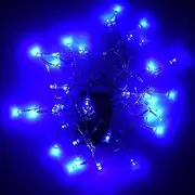 Karlling Battery Operated Blue 40 LED Fairy Light String Wedding Party Xmas Christmas Decorations(Blue)