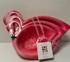 Novogratz Set of 3 Pink Flamingos Melamine Nesting Serving Bowls New