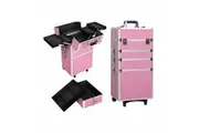 7 in 1 Portable Cosmetics Beauty Hairdressing Makeup Trolley Carry Bag Case Box