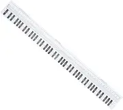 LIGHTAOTAO 1Pc Keyboard Reference Guide for Piano Learning and Teaching Durable High Strength Coated White