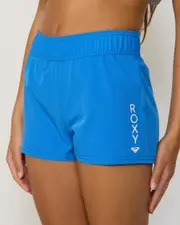 [Roxy] Roxy Girls' Essentials Board Shorts in Nebulas Blue Size 08 08 Nebulas Blue