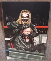 The Fiend vs The Undertaker Glossy Art Print 11 x 17 In Hard Plastic Sleeve