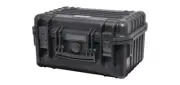 Black IP67 Protective ABS Case Tool Box 334x275x179mm