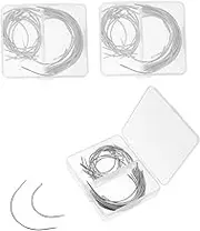 Gadpiparty 40Pcs Curved Needles for Hand Sewing Repairing Weaving Needles for Crafts and Doll Making Durable Easy to Thread