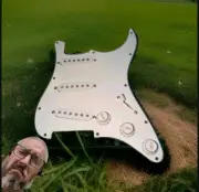 Classic Look White 5 Way Loaded Strat Pickguard Classy Win S/S/S Hell Yeah FTP