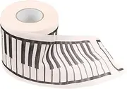 1Roll Piano Pattern Toilet Paper Roll Creative Tissue for Bathroom Decor Soft Absorbent Unique Musical Prints for Whimsical Touch to Your Space for Music Lovers