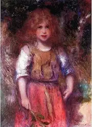 ARTICULOZY Gypsy girl by Renoir - 24x32 Inch Rolled Canvas Wall Decor Art Print