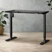 Oikiture Electric Standing Desk Frame Single Motor Black